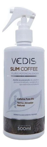 Fluido Slim Coffee Cafeina Pura 5% Vedis 500ml