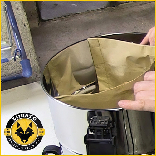Imagen 6 de 10 de Repuesto Bolsa Aspiradora 30 Litros Karcher Einhell Lusqtoff