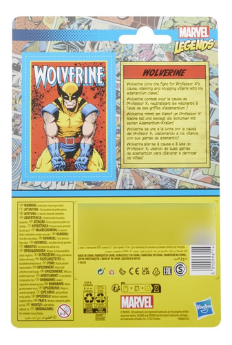 Marvel Legends Retro: Wolverine 3.75 Pulgadas (Usado)