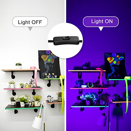 Barra De Luz Led Negra Atfoyer De 40 W, 3 Unidades, Luces Ne