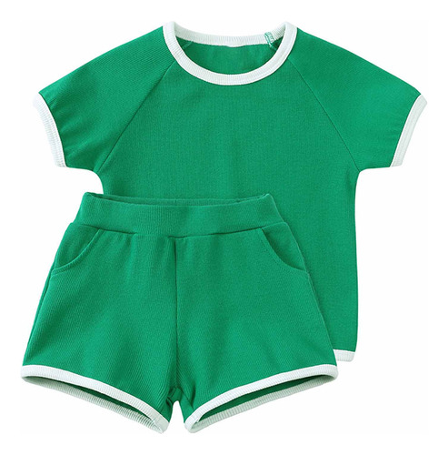 R Baby Suit, Conjunto De Verano Para Niños, Camiseta Casual