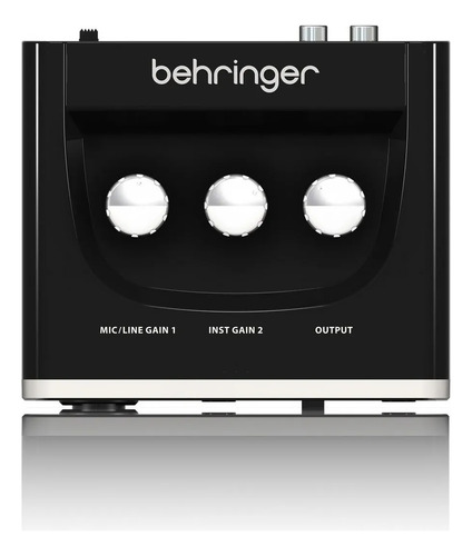Behringer Um2 Placa De Sonido Usb 2 Canales Home Studio Negro (Usado)