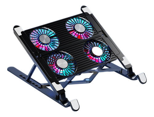 Suporte Para Laptop Com 4 Ventiladores, Refrigerador Para