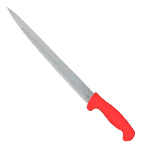 Cuchillo Cecinero 18p Rojo Troquelado Caledonia Cace18r Bdv