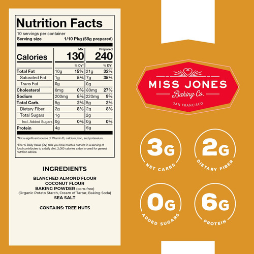 Miss Jones Baking Not Cornbread Muffin Mix - Harina De Almen