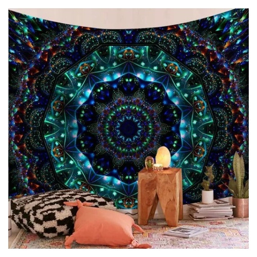 Mandala Manta Decorativa For Colgar En La Pared, Yoga