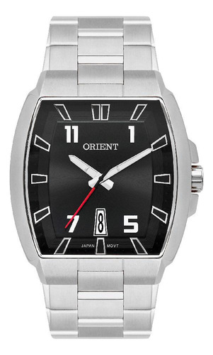 Relógio Orient Masculino Preto Gbss1054 P2sx Retangular