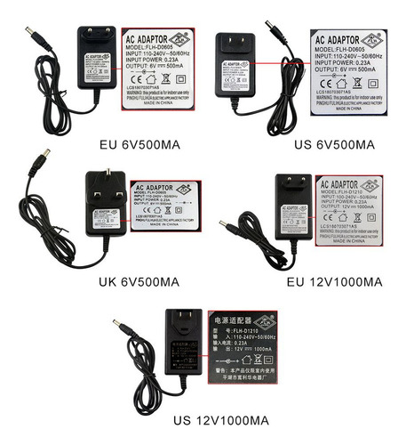 Adaptador De Corriente Para Cargador De Cochecito Flh-d1210,