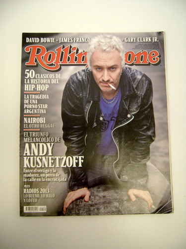 Rolling Stone 180 Andy Kusnetzoff Bowie Porno Hip Hop Boedo (Usado)