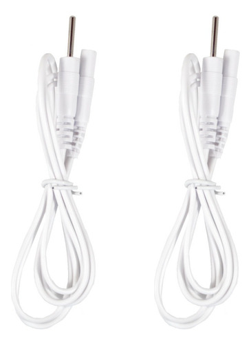 SensaMed - Extensión Para Cable Electrodos Parches Pads Pads Cola De Ratón 80cm Tens Color Blanco