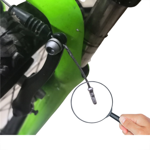 Kit Cabos 3mts Conduites Branco Teflon Para Freio Traseiro