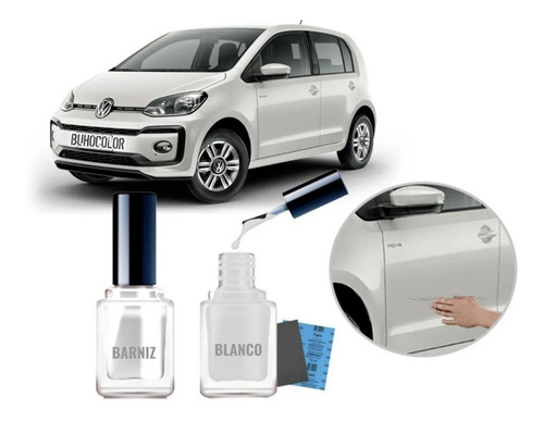 Imagen 3 de 7 de Tinta Rayones Retoque Fix Volkswagen Branco Puro