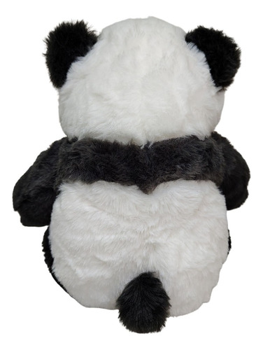 Panda De Pelúcia Macio Infantil 23 Cm Cor Baranco Com Preto