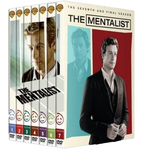 Box The Mentalist 1ª A 7ª Temporada Dublado - 34 Discos