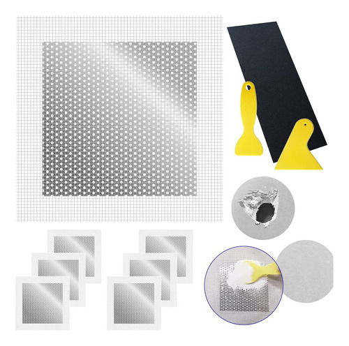 Drywall Repair Patch, Wall Repair Kit, Self Adhesive Wa...