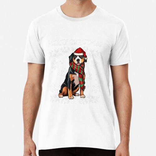 Remera Feliz Navidad Adorno Entlebucher Mountain Dog Navidad