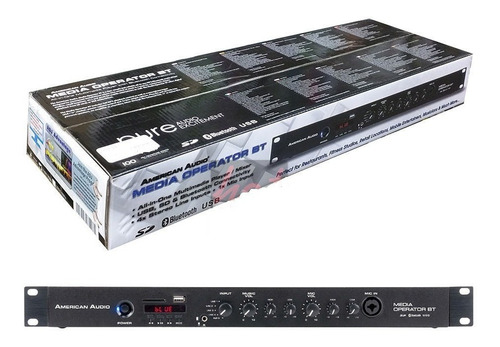 Controlador De Audio American Audio Media Operator Bt Color Negro Negro