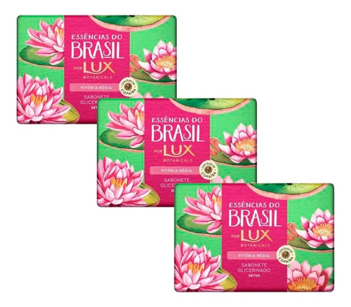 Lux Sabonete Essências Do Brasil Vitória Régia Kit C/36