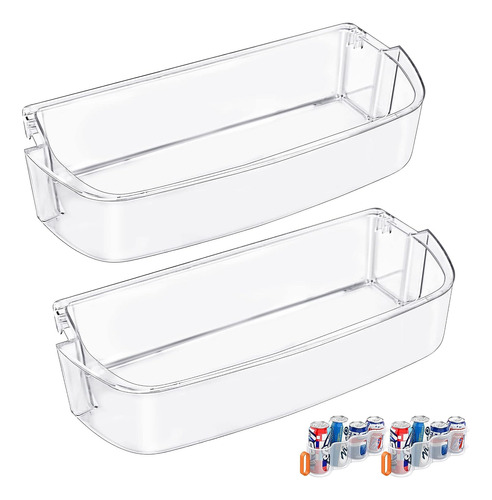 2 Bin De La Puerta Del Refrigerador Wpw10710203 Compatible C