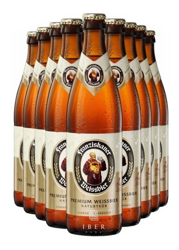 Cerveza Franziskaner  Premium Weissbier 500 Ml X 20 Botellas