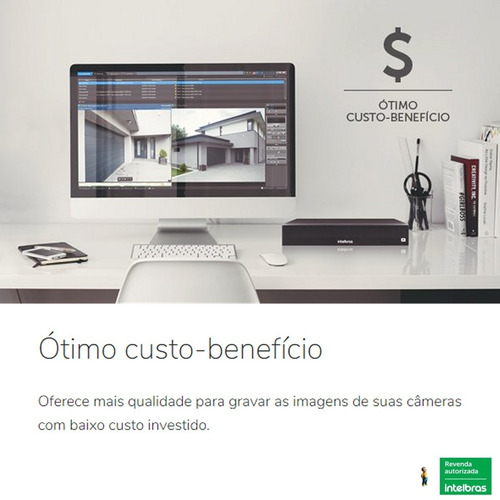 Imagem 2 de 5 de Nvd 1304 Gravador Intelbras Para 04 Câmeras Ip 6mp H.265