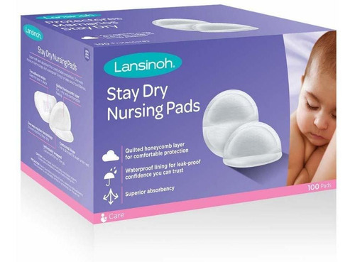 Lansinoh 100 Protectores De Lactancia Almohadillas Discos