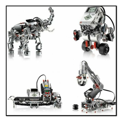2 kits de expansión de robots Lego Ev3 45544 y Lego 45560 Mindstorms, número de piezas 1394