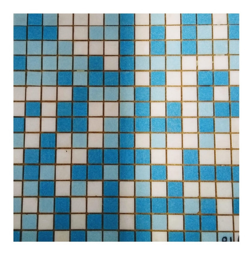 Imagen 2 de 6 de Venecitas Biseladas Mix Dos Celestes Y Blanco 2x2