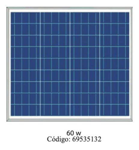 Panel Solar Plm-060-p-36 60w Paneles Solares Fema