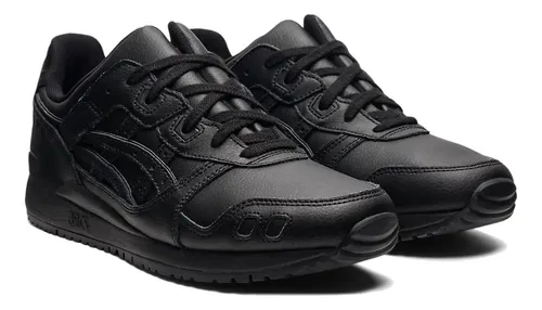 Tenis Asics Gel-lyte 3 Triple Black Hombre Casual