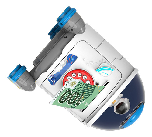 Bonita Voz Inteligente Con Contraseña De Coin Bank Rocket Pi