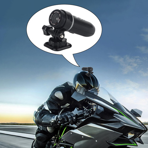 Videocámara Portátil Para Motocicleta Con Grabadora De