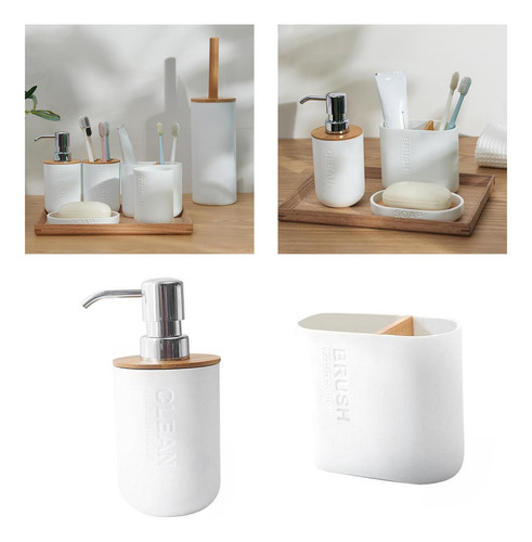 2 Piezas De Accesorios De Baño Para La Decoración De La