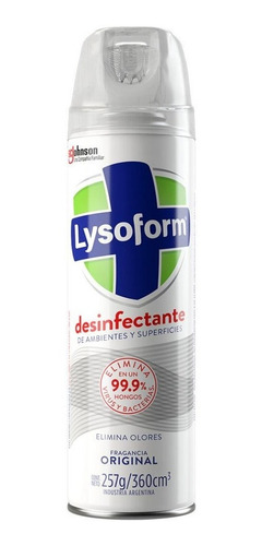 Lysoform Aerosol Original 360 Pack X3unidades