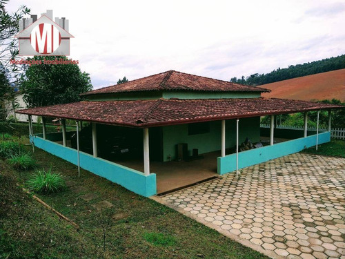 Linda Chácara Com Escritura, 02 Dormitórios, Pomar, Bem Localizada, À Venda, 3307 M² Por R$ 320.000 Em Pedra Bela/sp - Ch0740