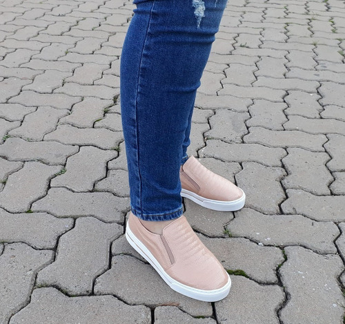 Imagem 3 de 5 de Tênis Slip On Iate Casual Flatform Feminino Moda Lançamento