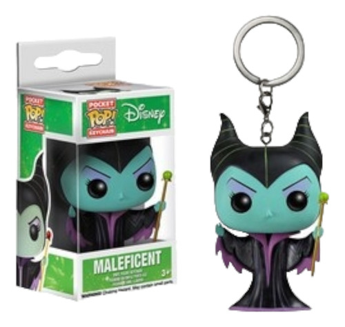 Llavero Mini Funko Pop De Maléfica Colección Villanas Disney