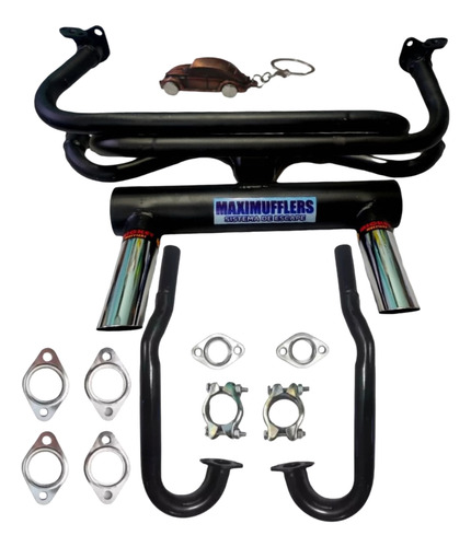 Header Escape Vw Vocho Sedan Carburado Deportivo + Bastones