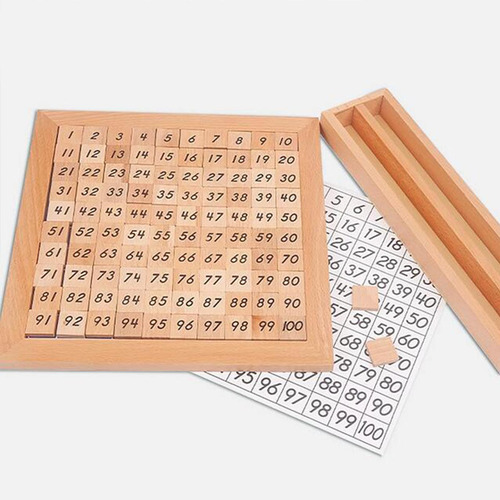 Tablero De Números 1-100, Juguete Para Juego De