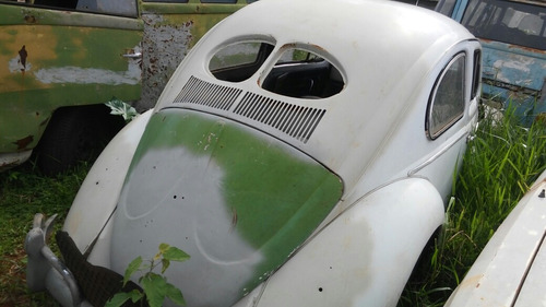 Volkswagen Fusca Split 61 Modelo 53 De Lata Nao Oval 2 Vidro