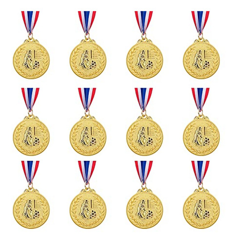 Imagen 1 de 7 de Trofeo Abokai Juego De Medallas De Oro De 12 Piezas - Estilo