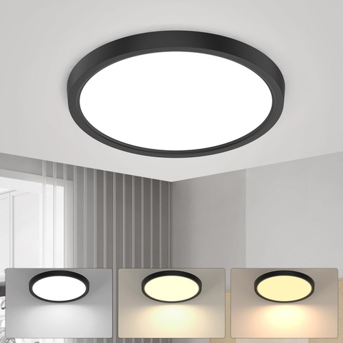 Led Tipo Plafón 18 W, Redondo, 3000-6000k, 3 Colores