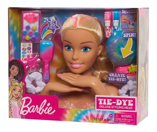 Barbie Tie Dye Deluxe Cabeza Estilista Xtrc