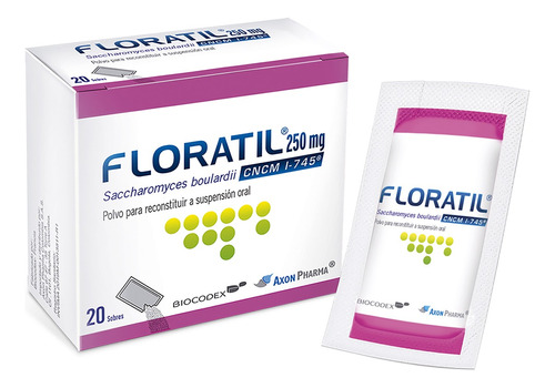 Floratil Sobres 250 Mg 20 Unds