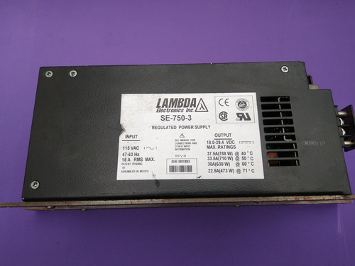 Lambda Se-750-3 Regulated Power Supply (Usado)