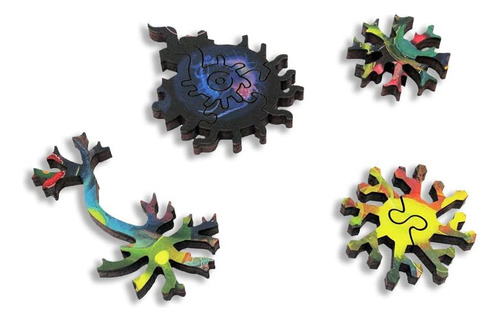 Rompecabezas De Madera De Artifact Puzzles, Diseño Del Cuadr