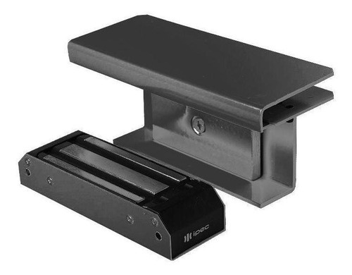 Fechadura Magnética Para Porta De Vidro Deslizante M150 Ipec Cor Preto 12 VDC