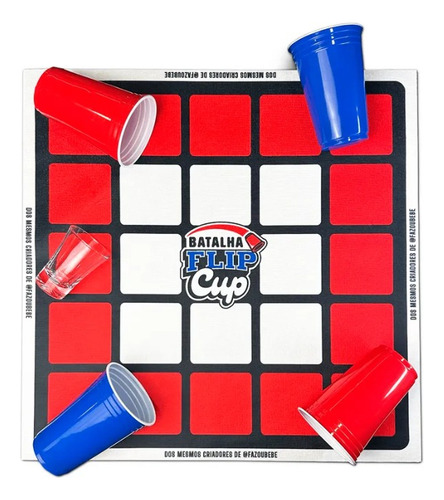 Flip Cup Batalha Jogo Para Festas - Ext Jogos