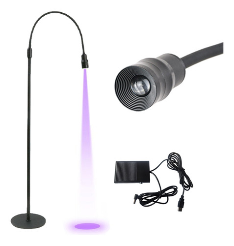 Pedal De Pé Com Cura Em Gel Uv, Cílio De Pescoço De Ganso Aj