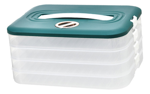 Caja Para Dumplings, Bandeja Para Dumplings, 4 Capas